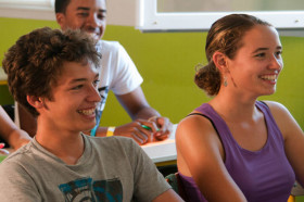 Студенты Center International d'Antibes на занятиях