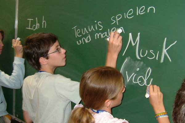 Студенты GLS Berlin Young & Fun на занятиях