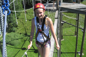 Студенты GLS Munich Adventure в панда-парке