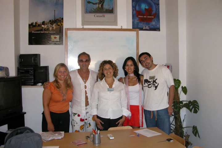 Студенты Sant'Anna Institute Sorrento Lingue в учебном классе