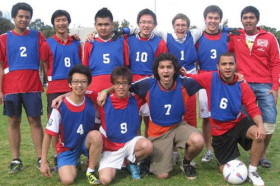 Футбольная команда студентов Foundation Program University of Sydney