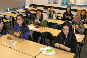 Студенты Massey University Foundation Program на занятиях