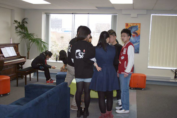 Общая комната для студентов Massey University Foundation Program