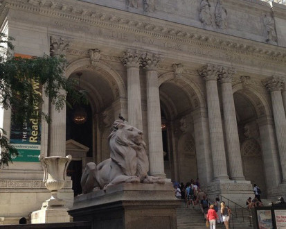 Студенты Drew University Foundation Program в центральной библиотеке Нью-Йорка