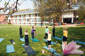 Занятия фитнесом