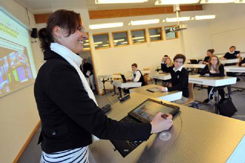 Студенты Stiftung Landerziehungsheim Neubeuern на занятиях