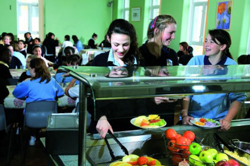 Обед в Roedean School