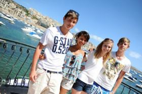 На экскурсии