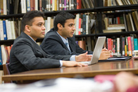 В библиотеке