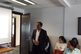 На занятиях