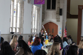 Студенты подготовительных курсов Widener University на занятиях