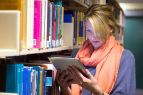 В библиотеке