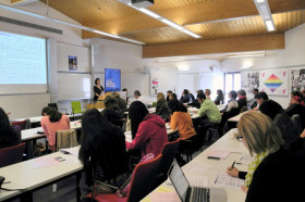 Студенты подготовительной программы Heriot-Watt University на занятиях