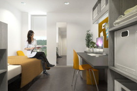 Жилая комната для студентов подготовительной программы Heriot-Watt University