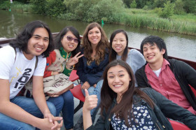 На экскурсии