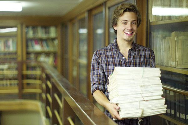 В библиотеке