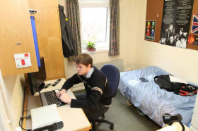 Жилая комната для студентов Aberystwyth University