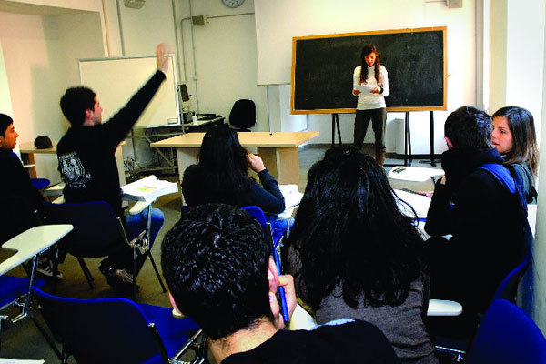 Студенты John Cabot University на занятиях