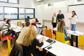 Занятия в Венском экономическом университете
