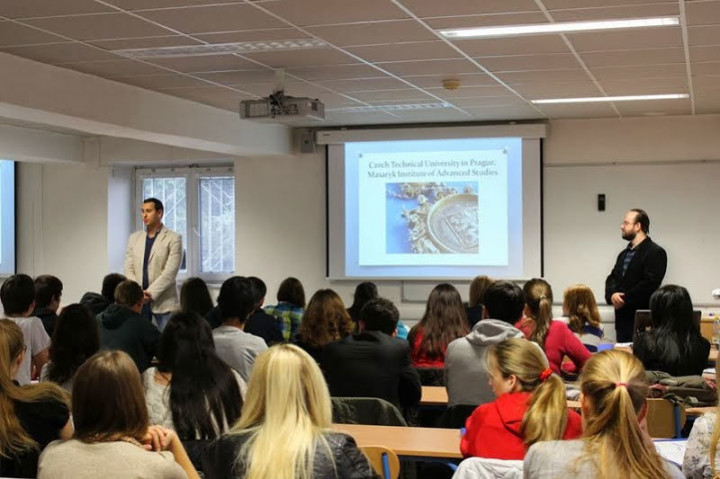 Занятия в Чешском техническом университете