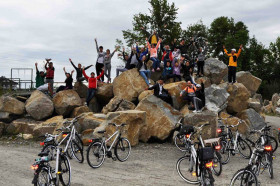 Прогулка на велосипедах