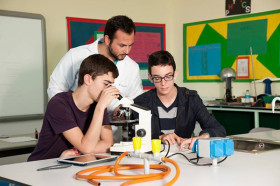 На занятиях в International School of Barcelona