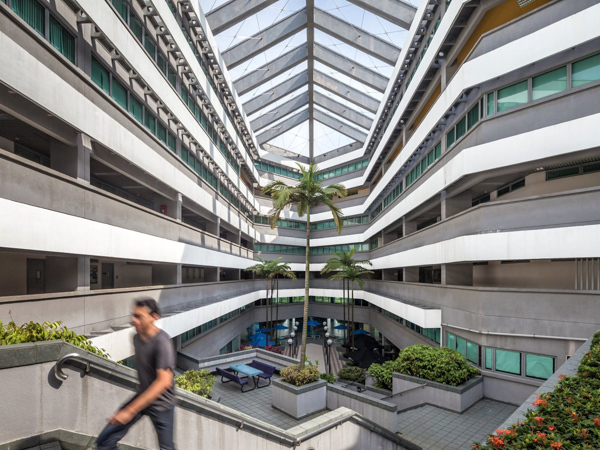 В здании National University of Singapore