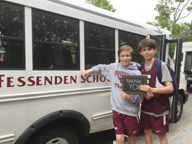 Школьники Fessenden school
