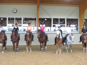 Конный спорт в Schloss Torgelow privates Gymnasium