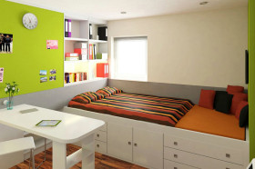 Комната студентов в Cardiff Sixth Form College