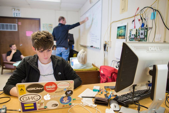 Занятия в Earlham College