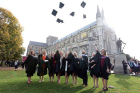 Выпускной в University of Winchester