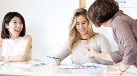 На занятиях