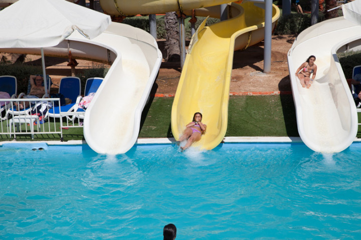 Студенты ESE в аквапарке