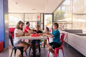 Жилая комната студентов Enfocamp Barcelona