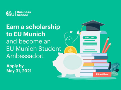 Стипендия  3000 € на обучение в бизнес-школе EU Business  School Munich