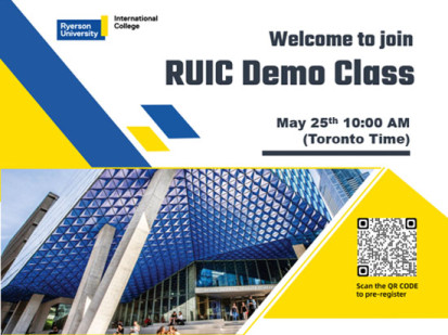 Демо-урок от Ryerson University International College