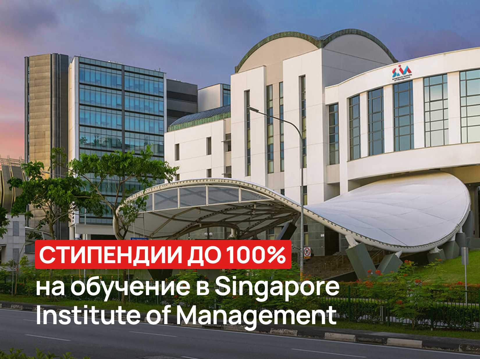 Стипендии до 100% на обучение в Singapore Institute of Management